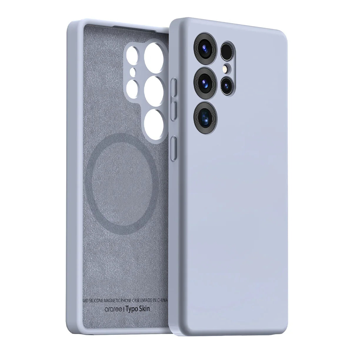 Araree Samsung S25 Ultra Typo Skin Magsafe Case - Stone Blue - Tashqila Araree Samsung S25 Ultra Typo Skin Magsafe Case - Stone Blue - Tashqila